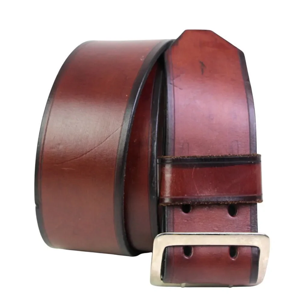 SADDLE BROWN GENUINE LEATHER 2